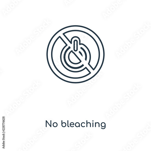 no bleaching icon vector