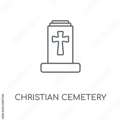 christian cemetery icon