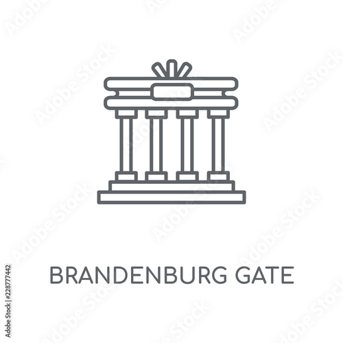 brandenburg gate icon