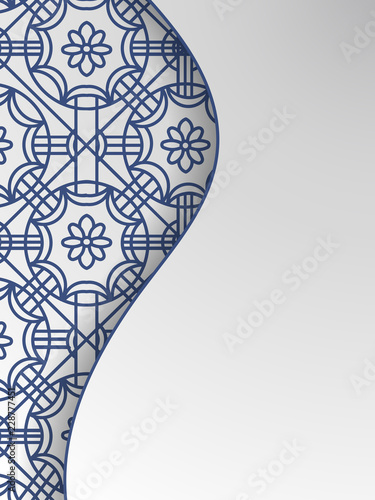 Chinese Porcelain Style Background