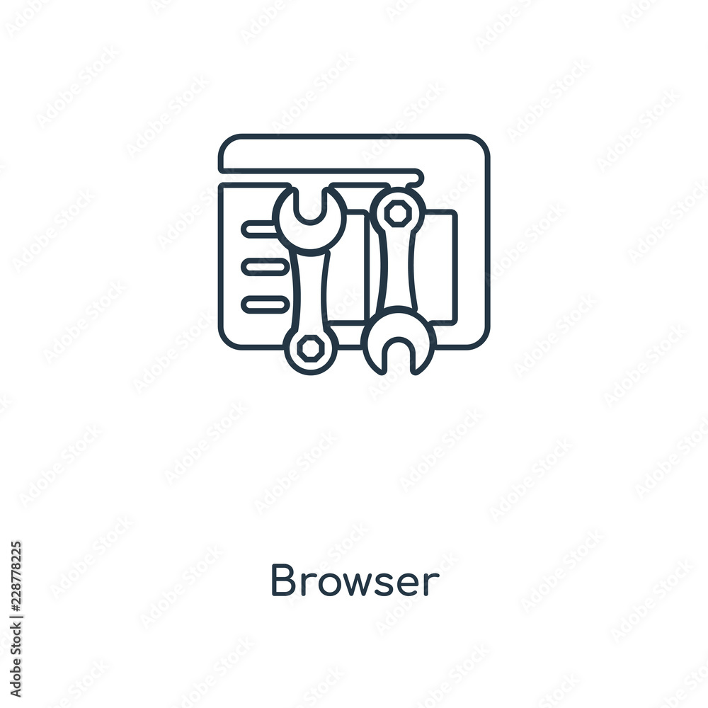 browser icon vector browser icon vector