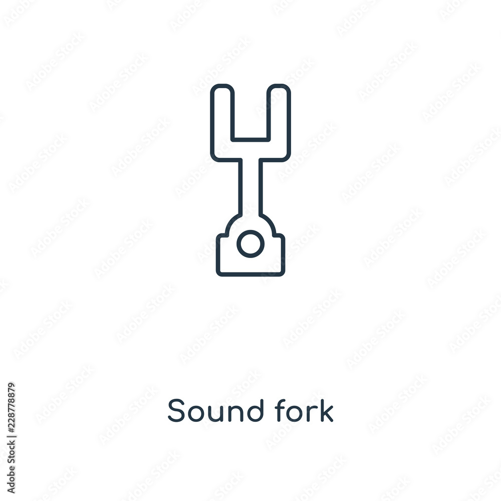sound fork icon vector sound fork icon vector