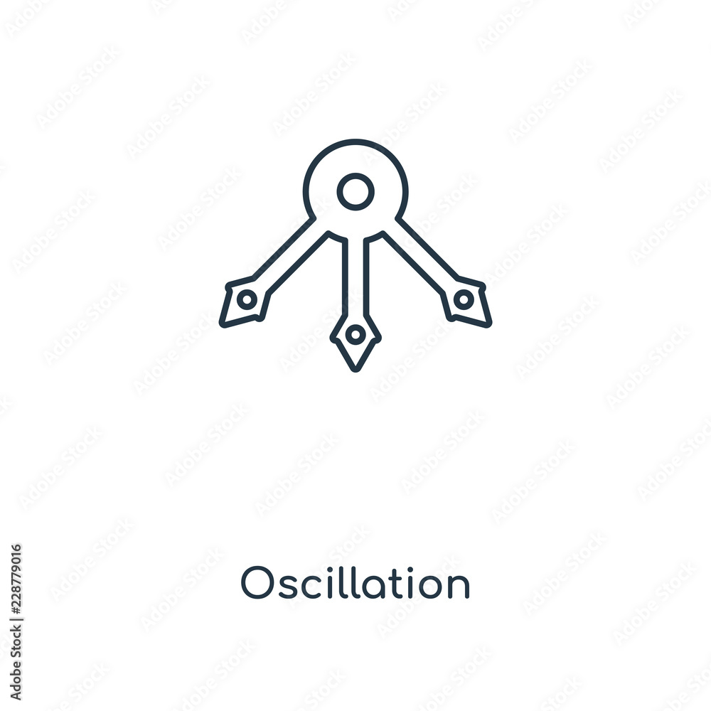 oscillation icon vector oscillation icon vector