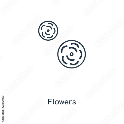 flowers icon vector