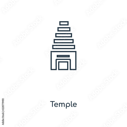 temple icon vector