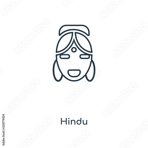 hindu icon vector