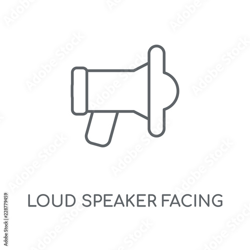 loud speaker facing right icon