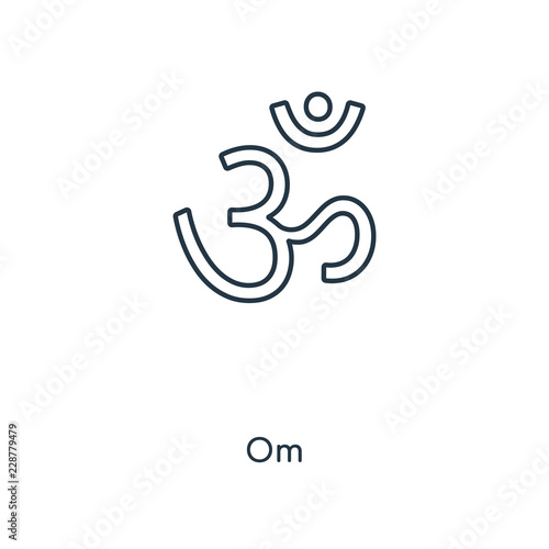 om icon vector