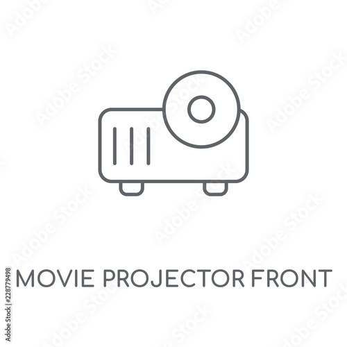 movie projector front view icon