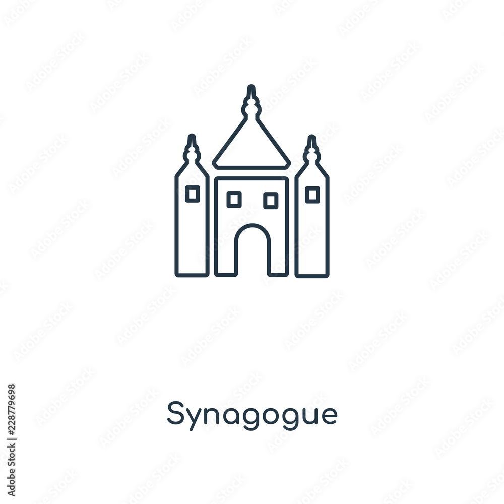 synagogue icon vector