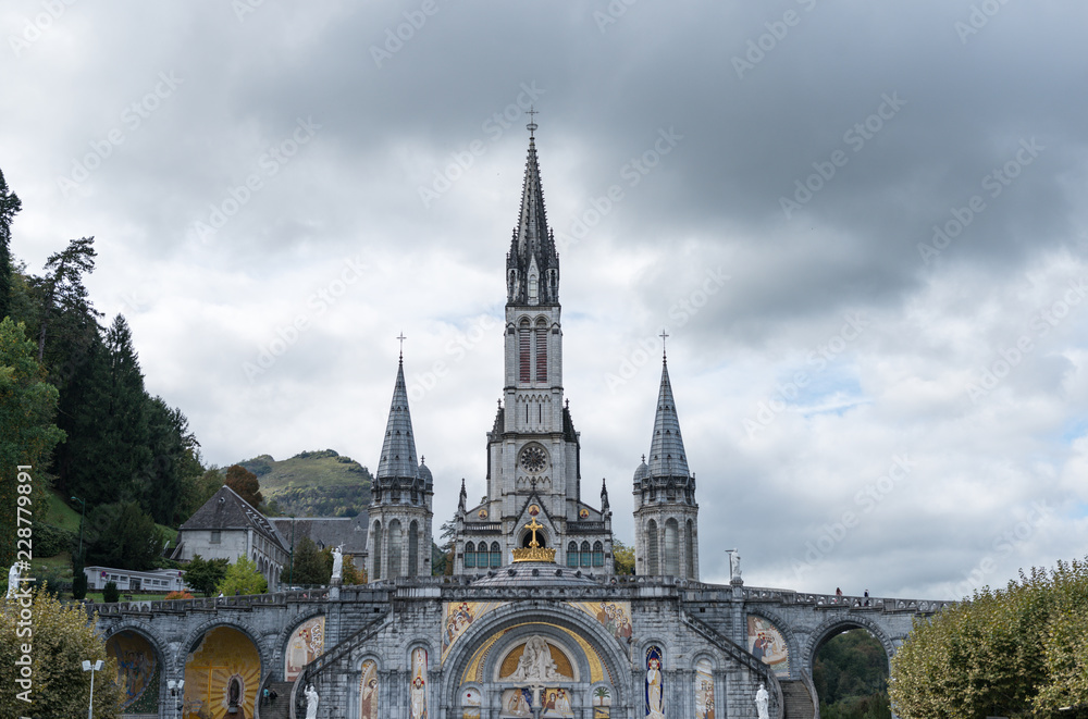 Sanctuary of Lourdes in France