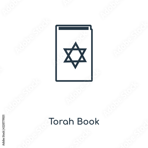 torah book icon vector