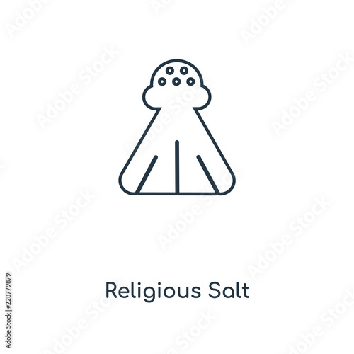 religious salt icon vector