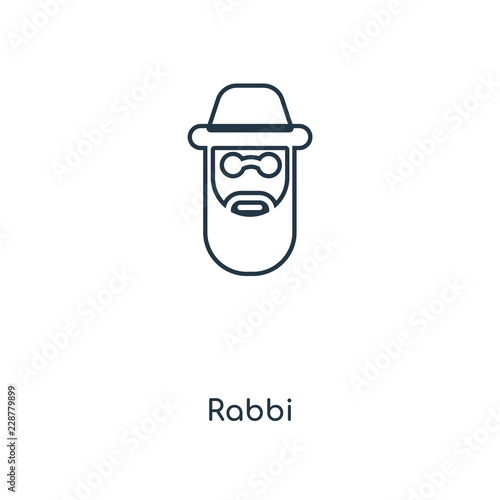 rabbi icon vector