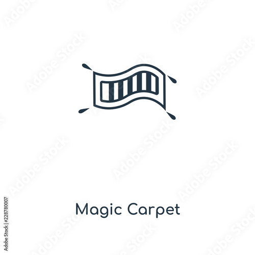 magic carpet icon vector