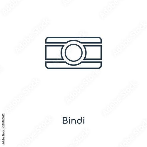 bindi icon vector