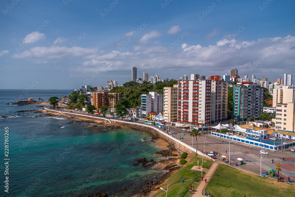 View from Farol da Barral, Salvador - Bahia