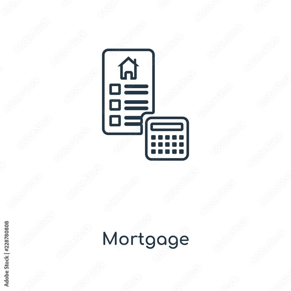 mortgage icon vector mortgage icon vector