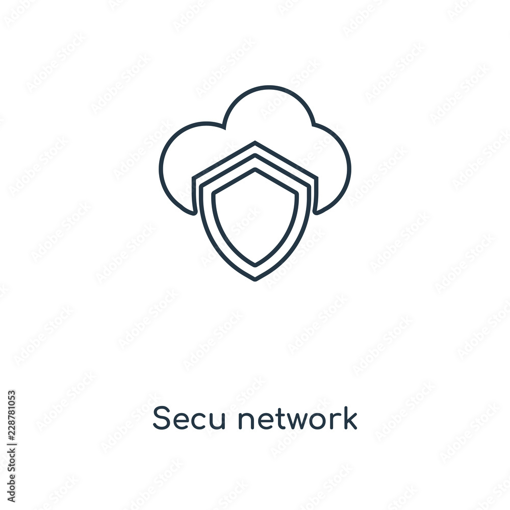 secured network icon vector secured network icon vector