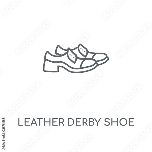 leather derby shoe icon