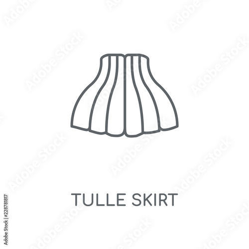 tulle skirt icon