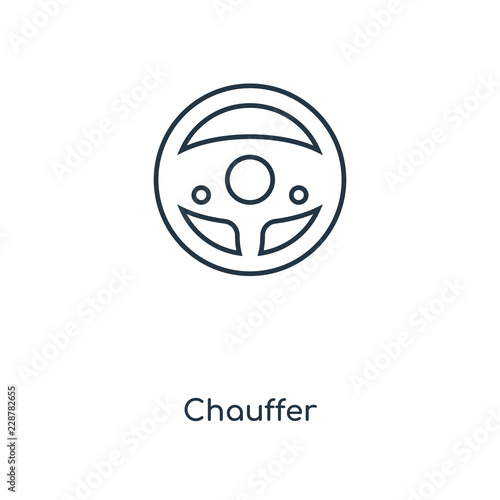 chauffer icon vector
