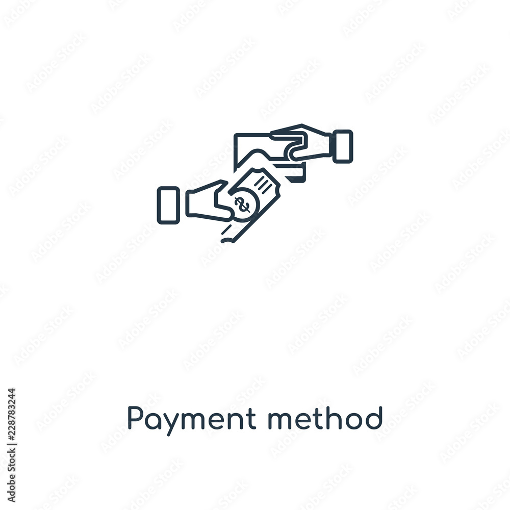 payment method icon vector payment method icon vector