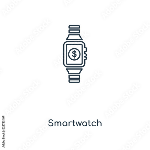 smartwatch icon vector