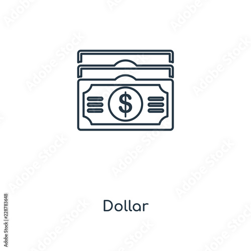 dollar icon vector