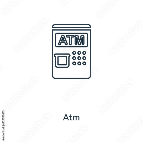 atm icon vector