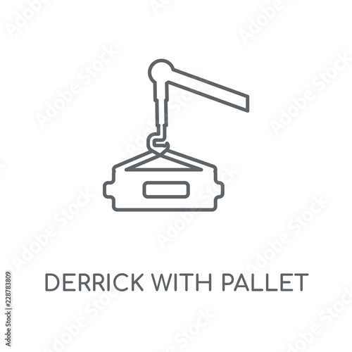 derrick with pallet icon