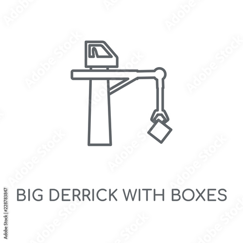 big derrick with boxes icon