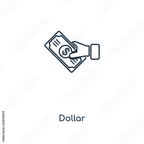 dollar icon vector