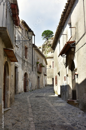 Gerace village in South of Calabria in Italy © gallas