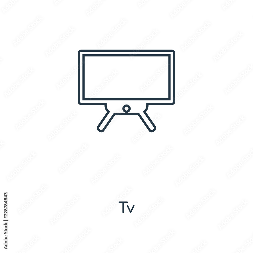tv icon vector tv icon vector