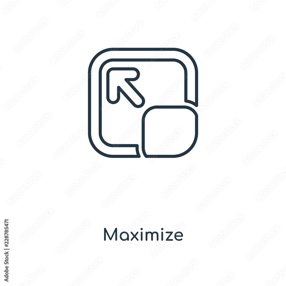 maximize icon vector maximize icon vector