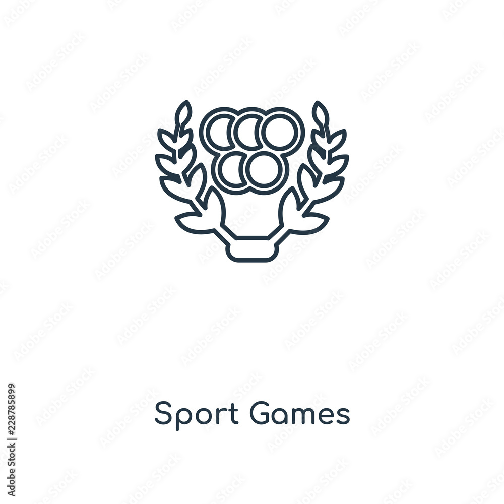 sport games icon vector