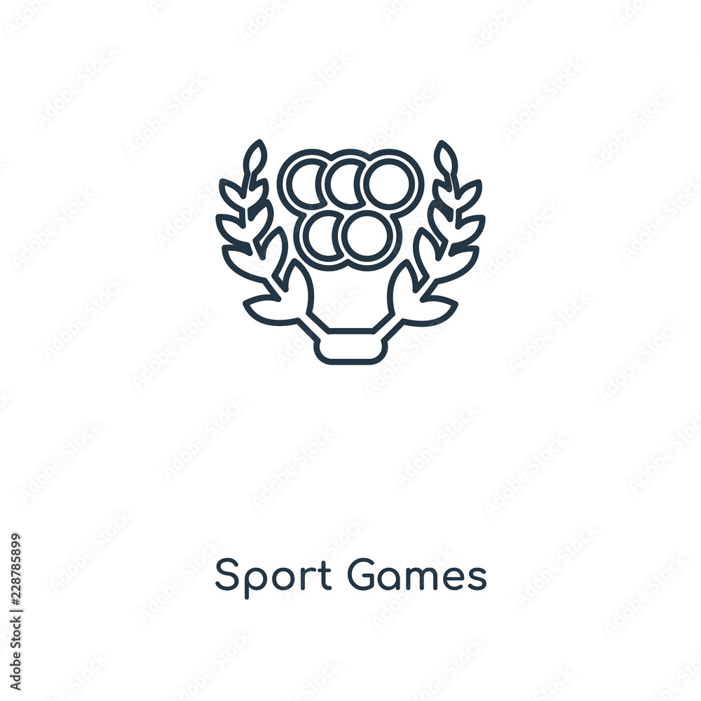 sport games icon vector sport games icon vector