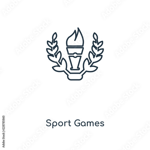 sport games icon vector © TOPVECTORSTOCK