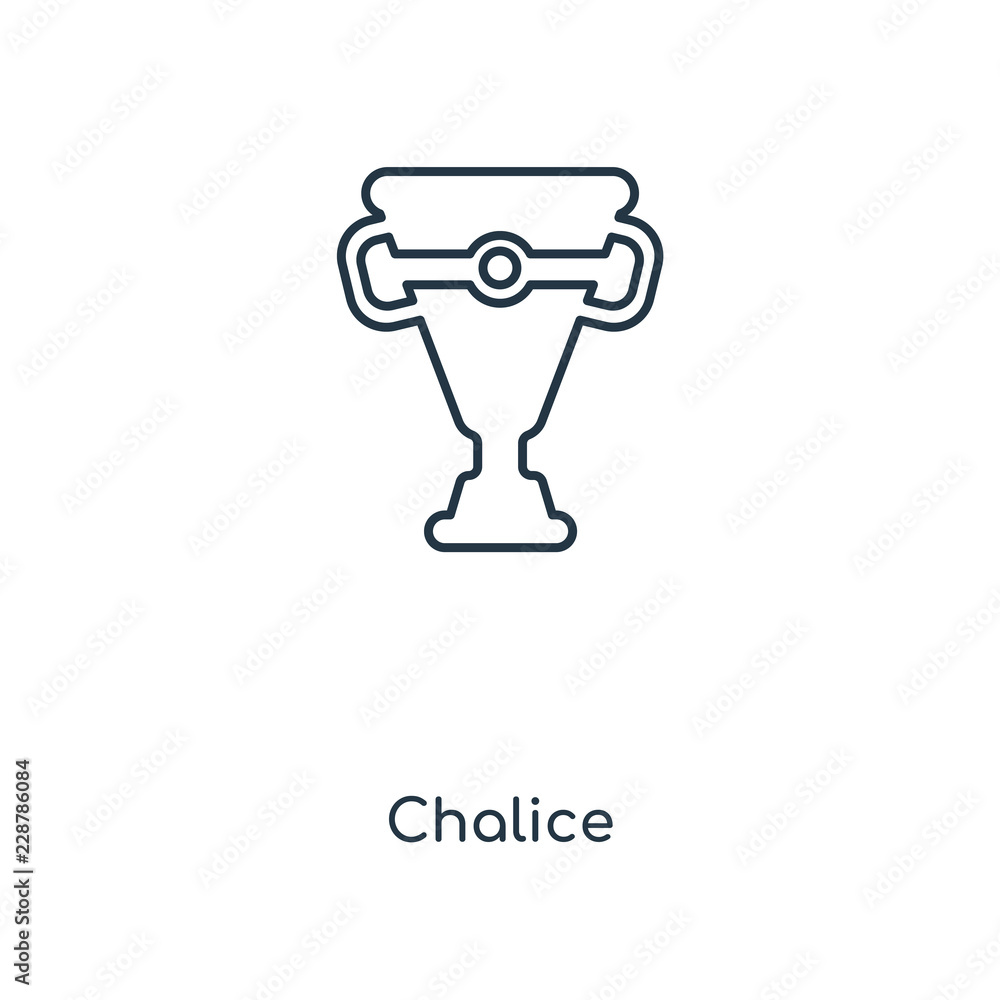 chalice icon vector