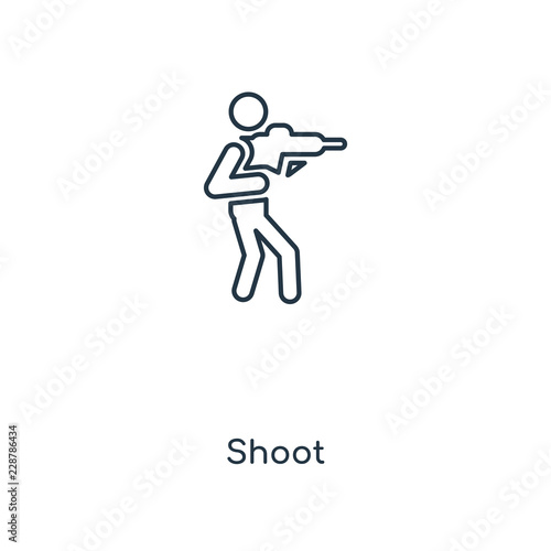shoot icon vector