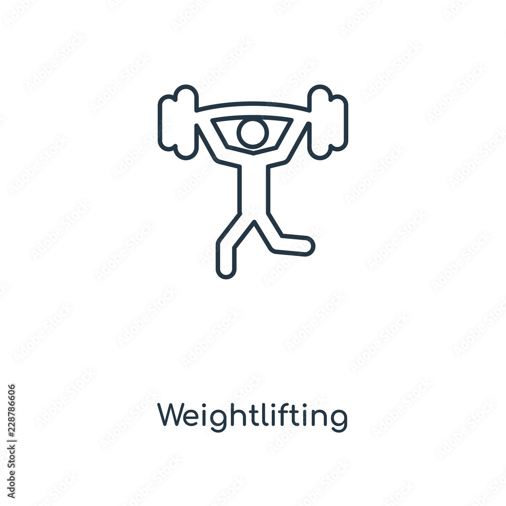 weightlifting icon vector weightlifting icon vector