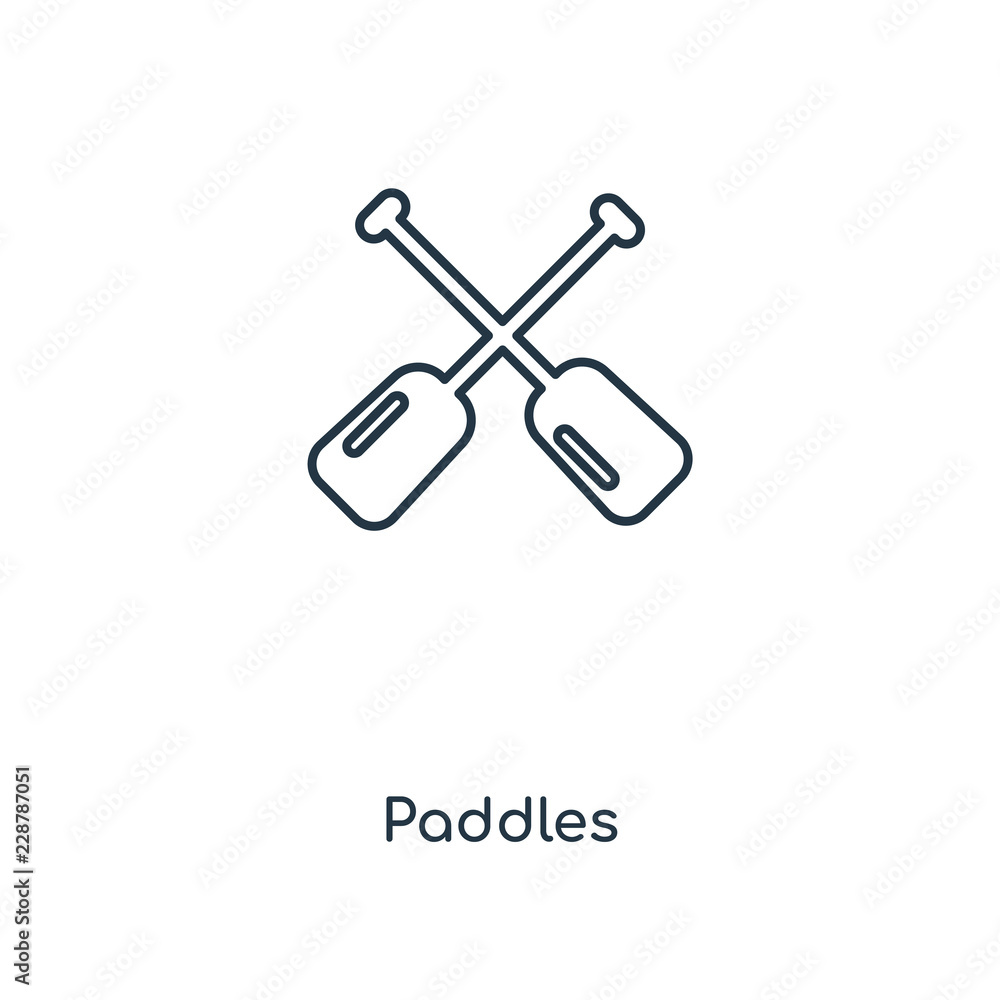 paddles icon vector paddles icon vector