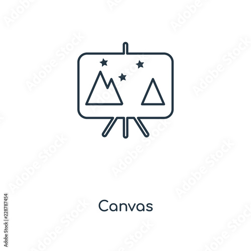 Free Download canvas icon vector - GFXLoad