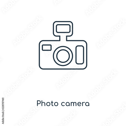 photo camera icon vector