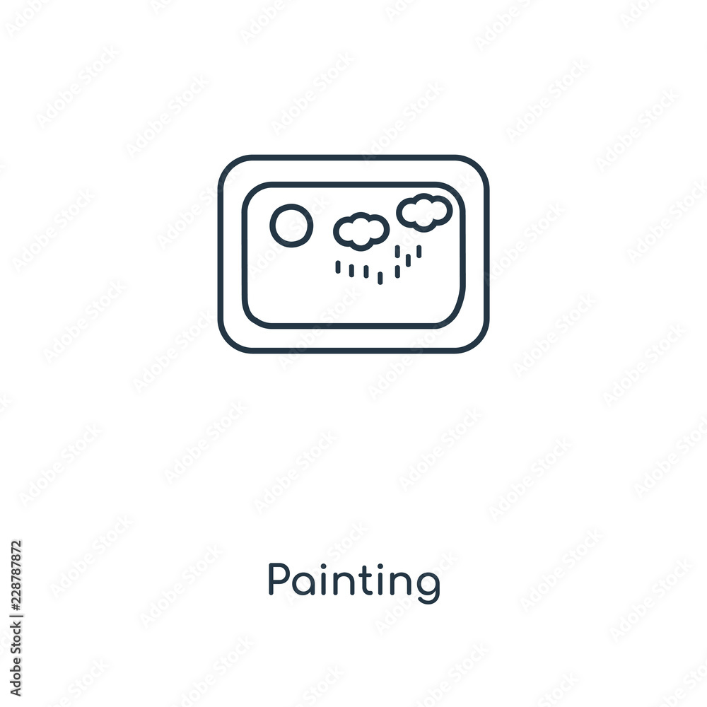 painting icon vector painting icon vector