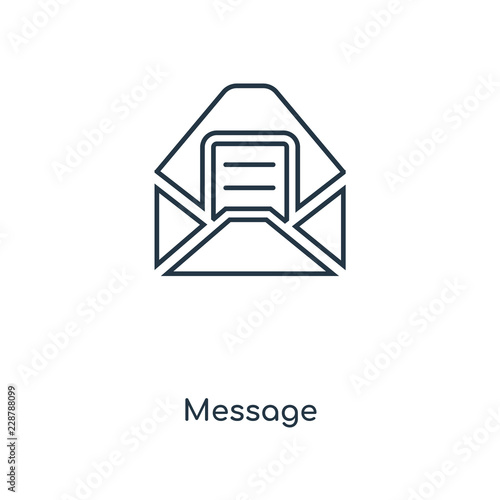 message icon vector