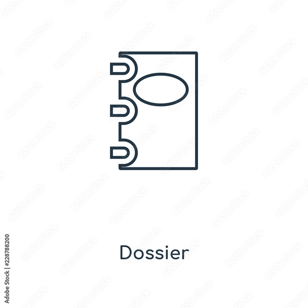 dossier icon vector dossier icon vector