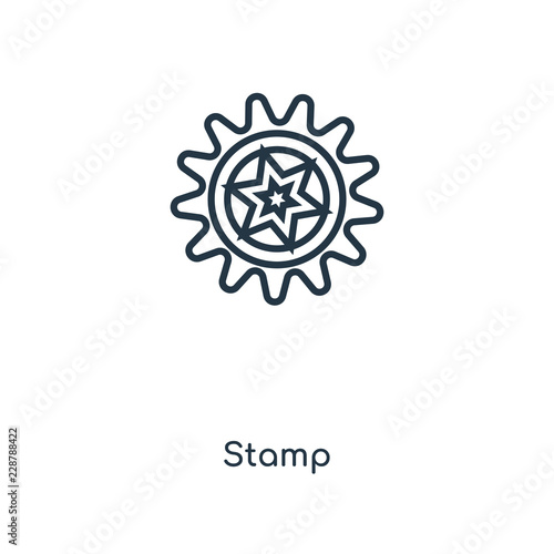stamp icon vector