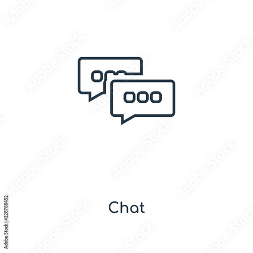 chat icon vector © TOPVECTORSTOCK